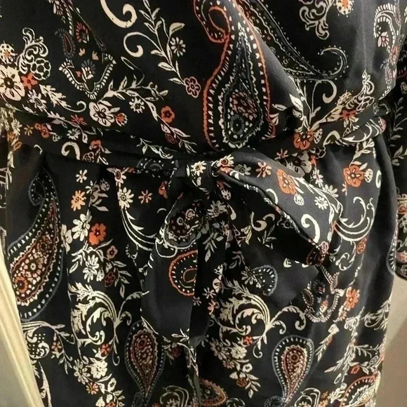 Est 1946 Bo ho Romper can be worn on or off the shoulder in blue Size Medium - Picture 2 of 8